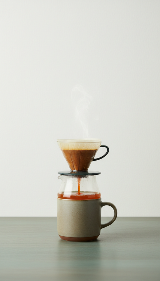 Hand-Brewed Pour-Over in Glass Carafe