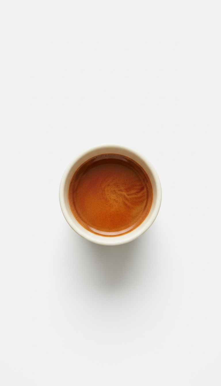 Single-Origin Espresso in Porcelain Cup